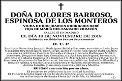 Dolores Barroso, Espinosa de los Monteros